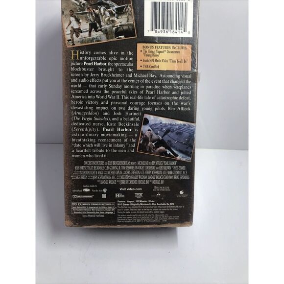 Pearl Harbor VHS 2001 Brand New Sealed 2 Tape Set 60th Anniversary Edition - Picture 6 of 6